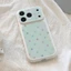 Ốp Điện Thoại Acrylic Chấm Màu Mạ Vàng Cho iPhone 17 Pro Max 16 15 14 13 Vỏ Bảo Vệ Chống Sốc
