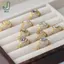 Nhẫn thiết kế trái tim mở hợp thời trang dành cho nữ làm bằng thép không gỉ có s