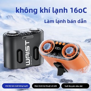 [Bảo Hành 1 Đổi 1] Quạt Đeo Lưng VINZEO W26 Pro - Chip Làm Lạnh TEC 16°C, Pin 8000mAh