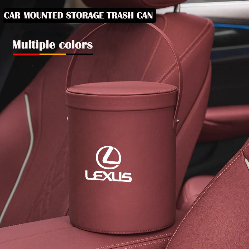 Xe Thùng Rác Da Hộp Bảo Quản Thích Hợp Cho Xe Lexus IS250 IS300 RX330 RX350 NX RX rx300 gs300 ES LS