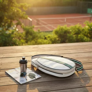 Túi Vợt Tennis Dây Đeo Có Thể Điều Chỉnh Hai Chiều Mang Theo Vợt Cầu Lông Nhẹ Cho Nam Nữ, Người Lớn, Du Lịch