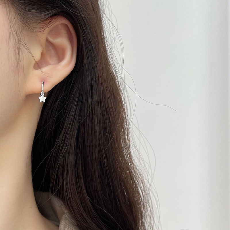 Bông tai ngôi sao bạc s925 dành cho nữ