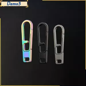 Tab kéo quần áo hành lý, Đầu dây kéo hợp kim titan 3 màu Mini, Phụ kiện túi có thể tháo rời Khóa ba lô ngoài trời