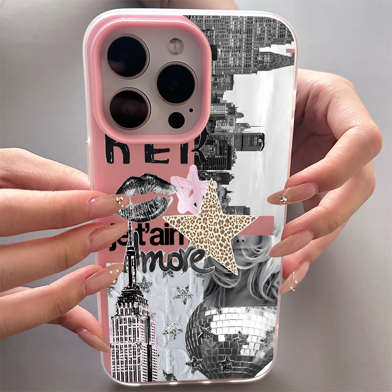 Ốp lưng điện thoại họa tiết nơ đỏ cho iPhone 17/16 Pro (Max/15/14/13/12/11)