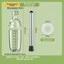 ST2 3 Bộ Bình Lắc Cocktail Bằng Nhựa Trong Suốt Có Cân Đánh Dấu Máy Trộn Đồ Uống Di Động Cho Trà Trái Cây Tự Chế TS2