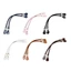 Yoo Thời Trang Da PU Thay Thế Túi Dây Đeo Hình Thoi Đầu Nối Cho Nữ Túi Đeo Vai Thủ Công DIY Accessorie