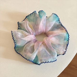 Kovoi / Cổ Tích Gạc Hoa Scrunchy Tóc Phong Cách Mới Dây Buộc Tóc Tóc Không Khí Đuôi Ngựa Đầu Dây Phụ Kiện Tóc