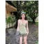 Milyfashion Xanh Hoa Sling Mùa Hè Phong Cách Mới Phong Cách Hàn Quốc Rời Ôm Hơn Nhìn Nhỏ Top Nhẹ nhàng Y2K AKZI