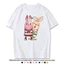 SY3 USAVICH hoạt hình thỏ cotton dày 120cm-6XL áo thun ngắn tay YS3