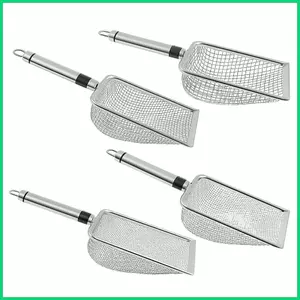 Sifter đất để làm vườn Dụng cụ sàng 4 mảnh Sàng đất Phân làm phân bón cho bụi bẩn Bãi biển Bãi cỏ Sân sau bãi đậu cây jiwvn