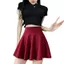 Váy xếp ly PYCOU, Váy Mini co giãn bằng vải Polyester, Váy chống nắng thông thường thoáng khí mùa xuân hè
