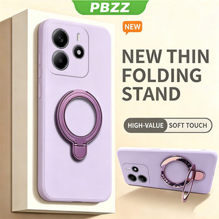 Ốp Lưng PBZZ Cho REDMI NOTE 14 4G NOTE 14 PRO 5G Vỏ Điện Thoại Lo Âu Vỏ Mềm Silicon Chống Sốc Thiết Kế Mới Thẩm Mỹ Có Giá Đỡ Cho Nam Dễ Thương Tím YTXUZJ3