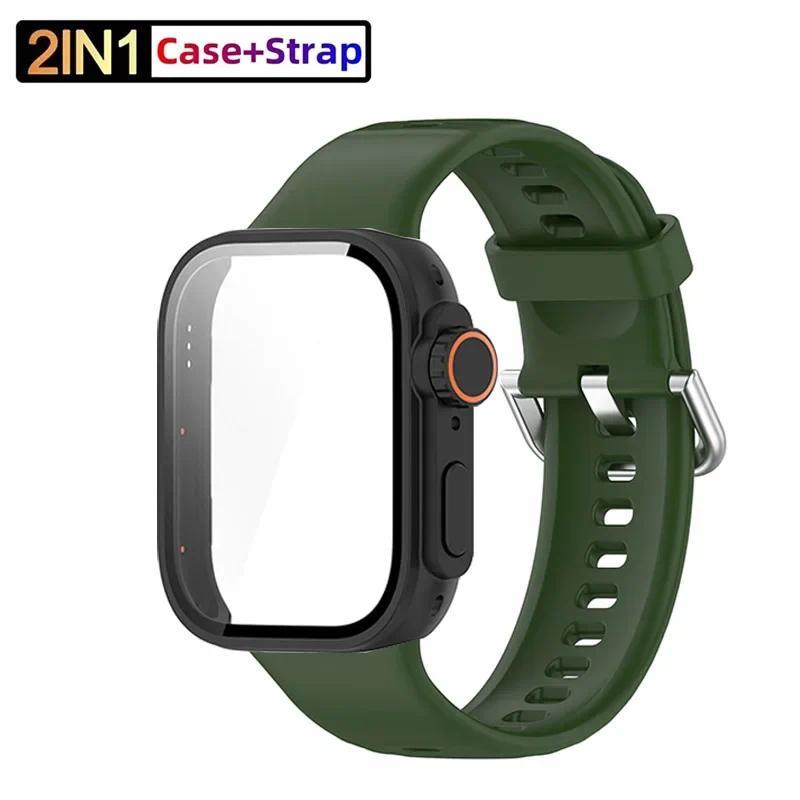 Dây đeo silicon + vỏ cho Huawei Watch Fit 5 Pro / Fit 5 / Fit 4Pro / Fit 4 vỏ cản thay thế
