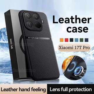 Dành Cho Xiaomi17T Pro 5G PU Matte Họa Tiết Ốp lưng Xiaomi 17T Pro 17TPro 1 7 17 T Pro Xiaomi17 T Xiaomi17TPro 2026 Vỏ Mềm TPU Bảo Vệ Cạnh Ốp Lưng Chống Sốc