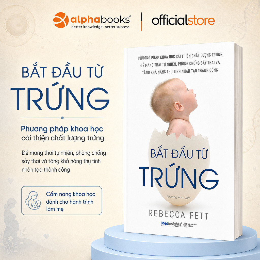 Sách - Lẻ/Combo: Bắt đầu từ trứng (Med) + Hành Trình Nuôi Con: Mang Thai + Chăm Con 0-12 Tháng (OMG)
