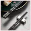 JRP 5 Cặp Hợp Kim Khắc Laser Chopstis Chống Trơn Trượt Có Thể Tái Sử Dụng Sushi Sti JRP