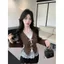 Pháp Slim-Fit Slimmer Nhìn Dài Tay Top Bán Chạy Pure Desire Ren Khâu Giả Hai Mảnh Đáy Áo Sơ Mi Nữ Quần Lót Ngọt Ngào Cô Gái