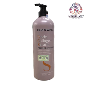 Dầu gội siêu mềm mượt Arganoil Berdywins Shampoo 1000ml [ MK ]