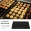 28 Lỗ 4cm Takoyaki Đĩa Nóng Chống Dính Nấu Ăn Tại Nhà Takoyaki Đĩa Takoyaki Chỉ Takoyaki Tấm Nhôm