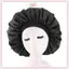 JRP Mũ Ngủ Đêm Lớn Tóc Bonnet Mũ Đầu Satin Dây Rộng Điều Chỉnh Mũ JRP