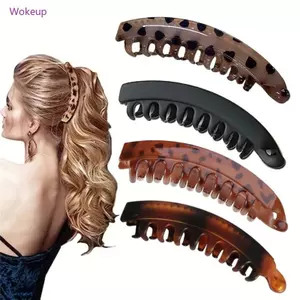Woke Họa Tiết Chuối Kẹp Tóc Phong Cách Năm Mới Kẹp Tóc Bobbles Tóc Móng Vuốt Kẹp