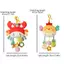 XUAN Giường Bé Treo Dây Rút Cổ Vũ Đồ Chơi Sơ Sinh Lục Lạc Kéo Dây Đồ Chơi Hoạt Hình Động Vật Đồ Chơi Montessori Giáo Dục Đồ Chơi Cho Bé VN