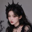 Mũ đội đầu màu đen THEGIRL8B dành cho nữ, Vương miện ren hoa hồng màu đen thanh lịch Gothic, Phong cách đen tối thoải mái DIY Halloween Hair Hoop Lễ kỷ niệm sinh nhật