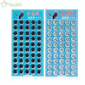YUUKII 50 Cặp / bộ Nút Chụp Phụ Kiện May Nút Bấm Thép Không Gỉ