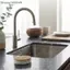 {AKIN} Bọt biển rửa chén 5 10 12 chiếc cực lớn đa năng để loại bỏ vết bẩn trong vệ sinh gia đình {a}