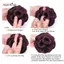 AqToCna Tổng Hợp Tóc Bun Chín Hoa Bud Tóc Giả Túi Kẹp Tóc Cho Nữ Đuôi Ngựa Móng Vuốt Kẹp Sống Động Như Thật Dụng Cụ Tạo Kiểu Tóc AqToCna