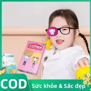 Trong Kho 6Pcs Trẻ Em Y Tế Lười Biếng Mắt Các Bản Vá Lỗi Cho Lác Nhược Thị Tầm Nhìn Chăm Sóc Cá Tuyết