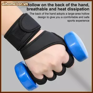 AIHOM 1 Đôi Găng Tay Nâng Trọng Lượng Có Hỗ Trợ Cổ Tay Cầm Tập Luyện Lâu Dài Để Sử Dụng Thể Hình Và Thể Dục,