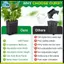 4 Chiếc Có Thể Điều Chỉnh Chiều Cao Cho Giá Đỡ Cây Bể Cá Có Móc Mở Rộng Và Cốc Hút Cho Bể Cá Và Cây Thủy Canh Màu Đen