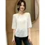 Mới Phong Cách Trung Hoa Phong Cách Trung Hoa Áo Cardigan Thêu Ngắn Tay Áo Sơ Mi Nữ Mùa Hè Plus Size Béo mm Mỏng Hơn Nhìn Đẹp Đẹp Đẹp Nhỏ Áo Sơ Mi Top