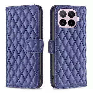 Ốp Lưng Cho Xiaomi 17T Pro Flip Gingham Khe Cắm Thẻ Da Chống Rơi Vỏ Điện Thoại