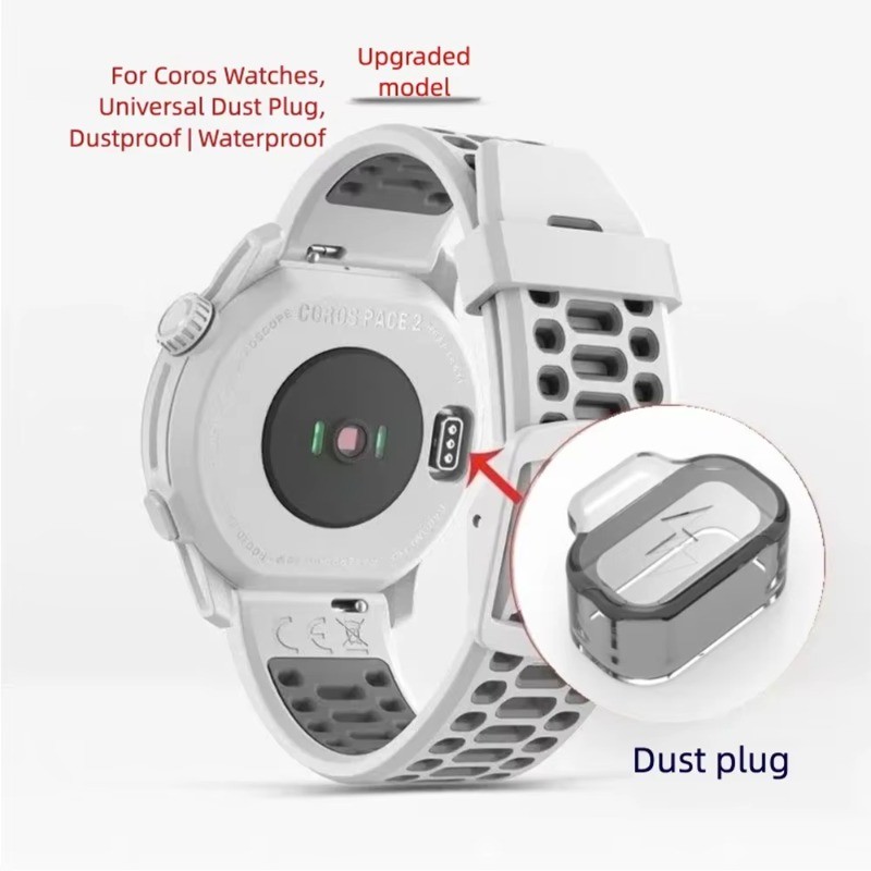 5-10 Chiếc Đồng Hồ Thông Minh Cổng Sạc Cho Coros Vertix Pace Pro 4 3 2 2s Nomad Đa Năng Chống Bụi Chặn Nắp Silicon Cho Coros Apex 4 2 Pro 46mm 42mm TPU Bụi Mềm Cắm
