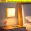 Đèn ngủ công tắc SUNKISSD, Đèn ngủ Led từ tính sạc USB, Trang trí phòng tối giản Đèn ngủ treo tường phòng ngủ