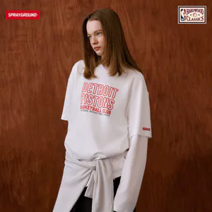 Bộ sưu tập chung SprayGround Áo thun ngắn tay cổ tròn 100% Cotton cao cấp dành cho nam