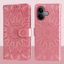 Ví Da Từ Tính Flip Case Cho Vivo V70 Lite 5G Dập Nổi Hoa Hướng Dương Cho Vivo V60 Lite 5G Vỏ Điện Thoại