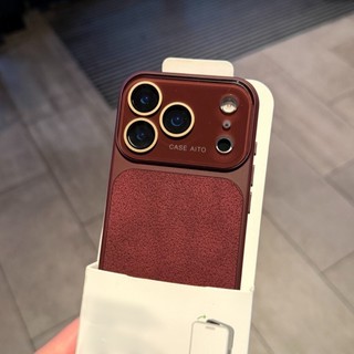 Ốp Điện Thoại Họa Tiết Litchi Da Sang Trọng Cho iPhone17 16 15 14 Pro Max Chống Sốc Bảo Vệ Camera Ốp Lưng Cứng Chống Rơi