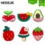 chảm dép crocs charm dép crocs charm crocs set Dễ Thương Lỗ Trái Cây Giày Phụ Kiện ins Giày Có Thể Tháo Rời Hoa Trang Trí Bé Trai Bé Gái Trẻ Em Dép Sandal