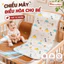 Chiếu Mây Điều Hòa HomeMate Cho Bé, Thảm Lụa Lạnh Làm Mát Mùa Hè, Chiếu Nằm Cũi An Toàn Cho Da Nhạy Cảm