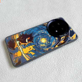 “Pikachu Gengar ” Ace 6 6T Ace 5 Pro Micro Matte Hard Back Soft Edges Ốp Điện Thoại OnePlus 15 15T 13 13T 13R Ace 3 Pro Ace 2 Nord 5 Ace 3 / 2 1 + 12 / 11 / 10 / Chống Sốc 1 + Nắp