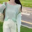 Áo thun chống nắng phong cách mỏng mùa hè Ice Silk Áo chui đầu cổ tròn dáng rộng điều hòa không khí dài tay