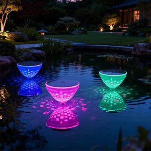 Đèn Led chạy bằng năng lượng mặt trời tại nhà Vườn ao hồ bơi Đèn trang trí chống nước cho ao hồ bơi