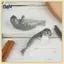 B & N 2 Chiếc Gốm Biển Nhỏ Sư Tử Thiết Kế Chopsti Giá Đỡ Trang Trí Hộ Gia Đình Chopsti Còn Lại Gối Bộ Đồ Ăn Nhà Bếp.