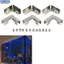 <cosyh>Glass Fixing Clips in L Shape 6 Carbon Steel Brackets for Perfect Glass Mounting