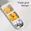 TRTR Hộp đựng thuốc 3 phần Hộp đựng thuốc hàng ngày Hộp đựng thuốc di động Hộp đựng thuốc du lịch cho nhà thơ Hộp đựng thuốc chống ẩm VN