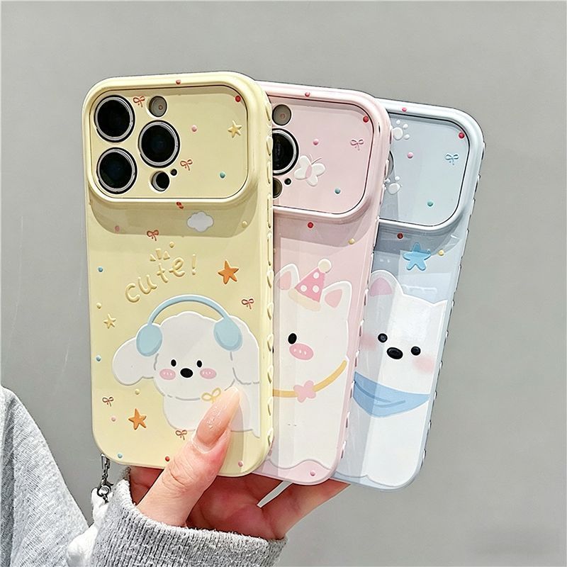 Ốp lưng chó Tây Highland cho iPhone 17 14 Pro Max/14 Plus/13/12/11 Pro