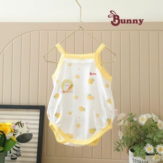 Body 2 dây chất Cotton Modal dáng bí xinh xắn hiệu Bunnybaby cho bé 0-12 tháng  Bubbybaby-GV